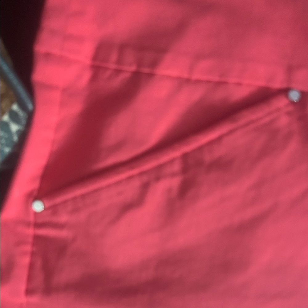 INC International Concepts Coral Pull-On Skort Shorts - Picture 2 of 3